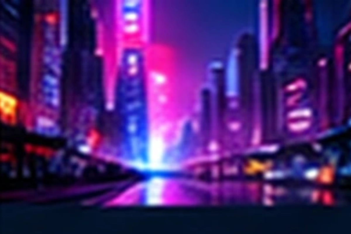 Cyberpunk visual style preview